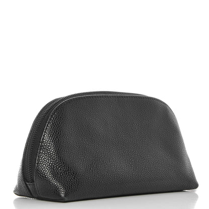 Chanel Caviar Timeless CC Cosmetic Pouch Black 3 of 8