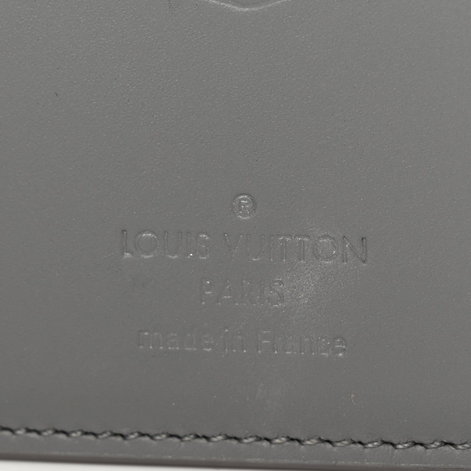 Louis Vuitton Calfskin Monogram Shadow Pocket Organizer Antarctic Grey 6 of 7
