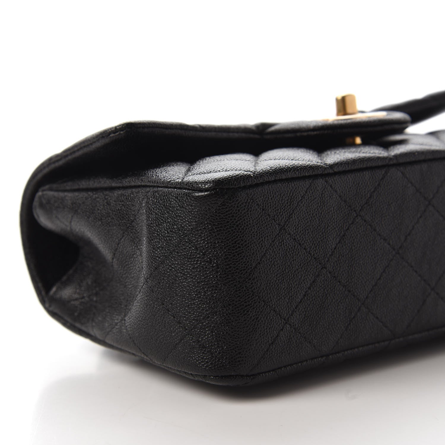 Chanel Caviar Quilted Mini Top Handle Rectangular Flap Black 6 of 10