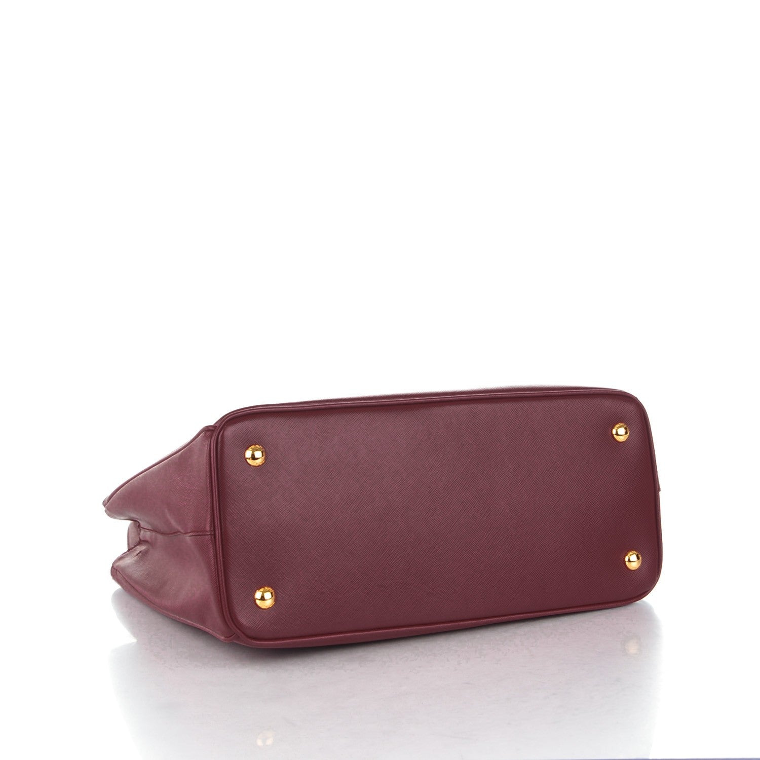 Prada Saffiano Lux Small Tote Cherry 4 of 8