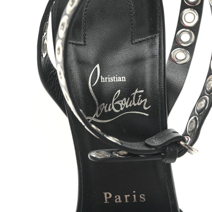 Christian Louboutin Calfskin Embellished Pumpaclou 100 Pumps 39.5 Black 7 of 7