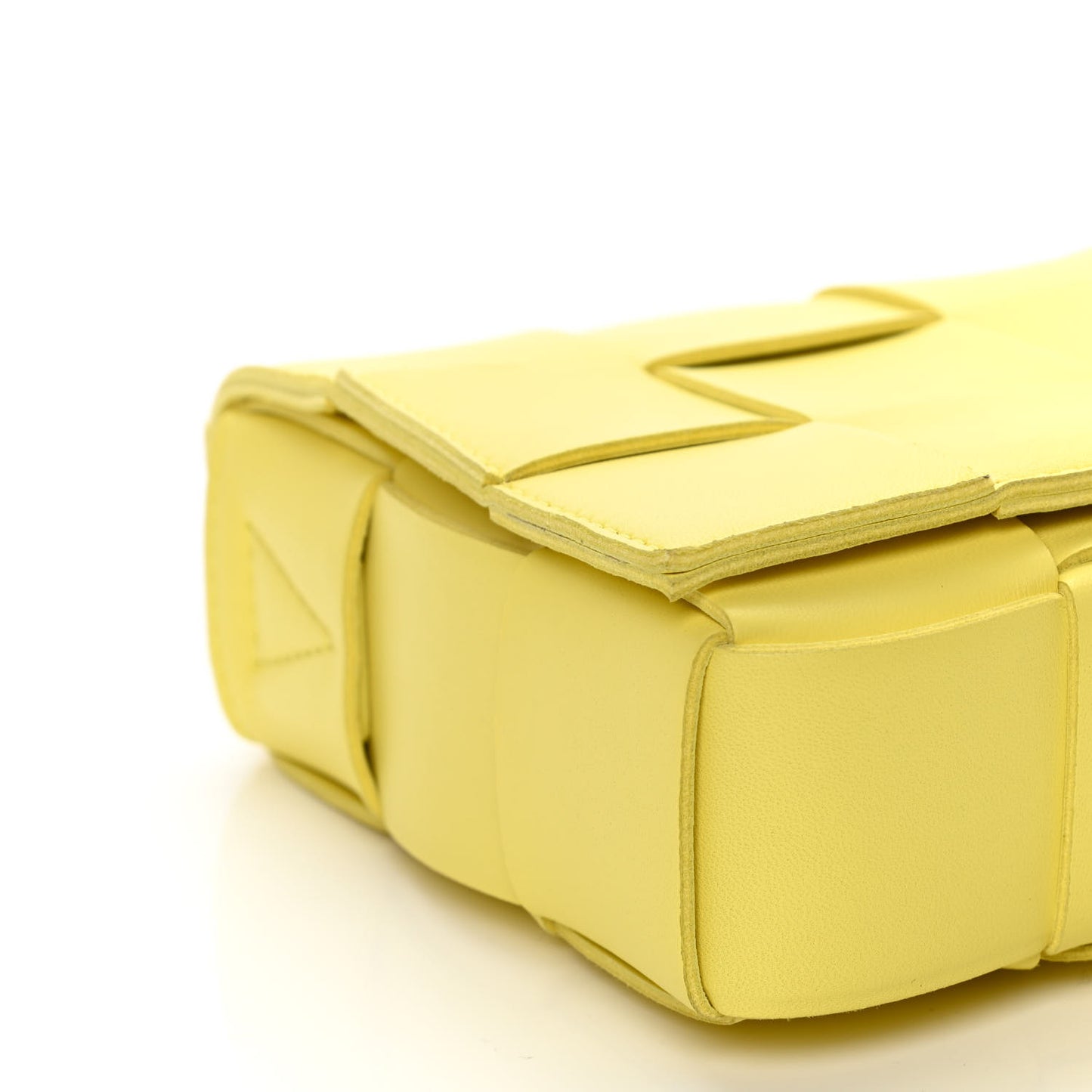 Nappa Maxi Intreccio Cassette Bag Lemonade