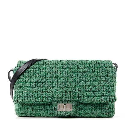 Chanel Tweed Easy 2.55 Reissue Flap Green 1 of 12