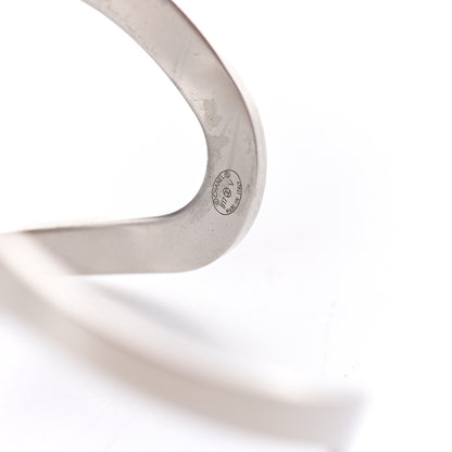 Chanel Metal CC Cuff Silver 3 of 3
