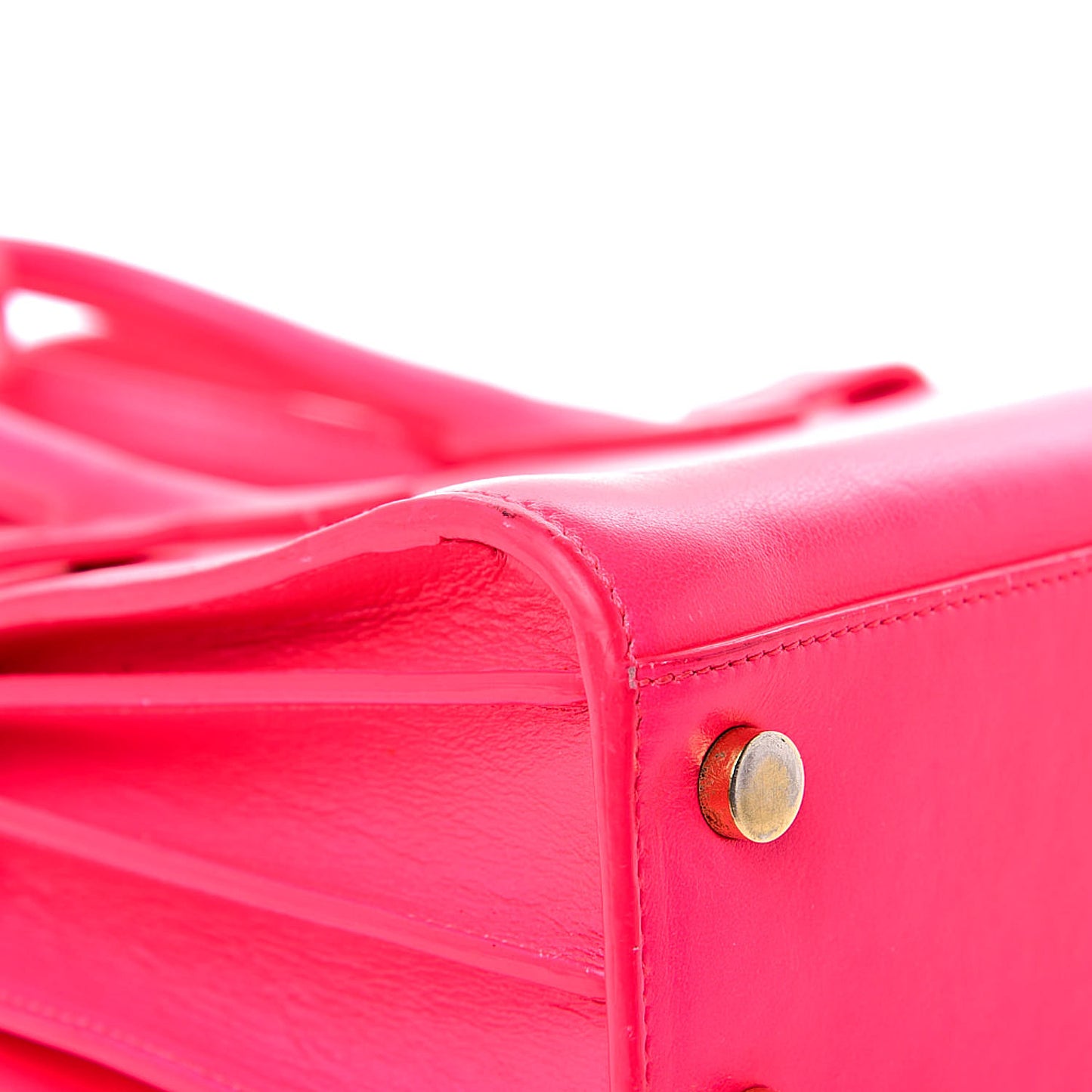 Calfskin Nano Sac De Jour Fluo Pink