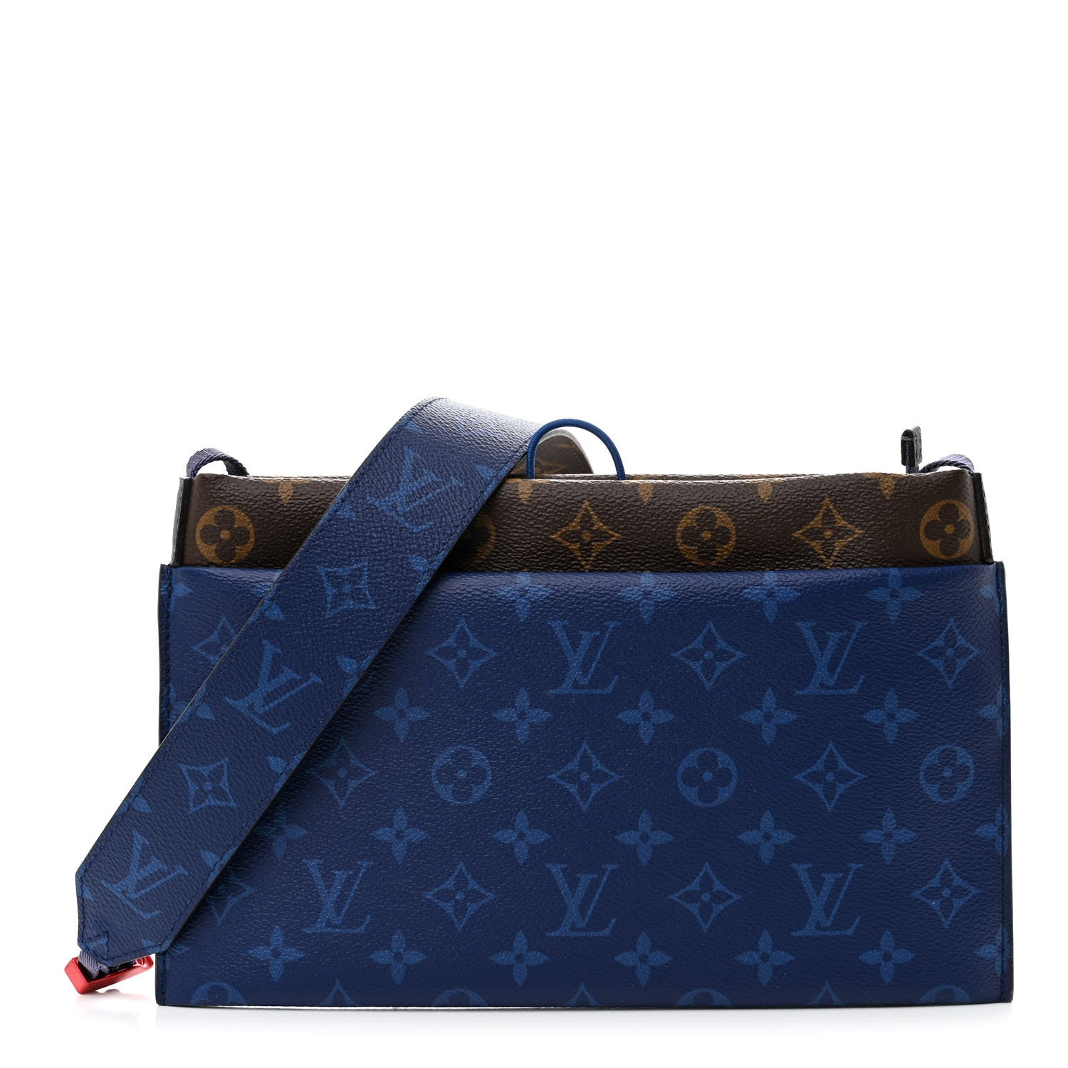 Louis Vuitton Monogram Small Outdoor Pouch Pacific Blue 1 of 9
