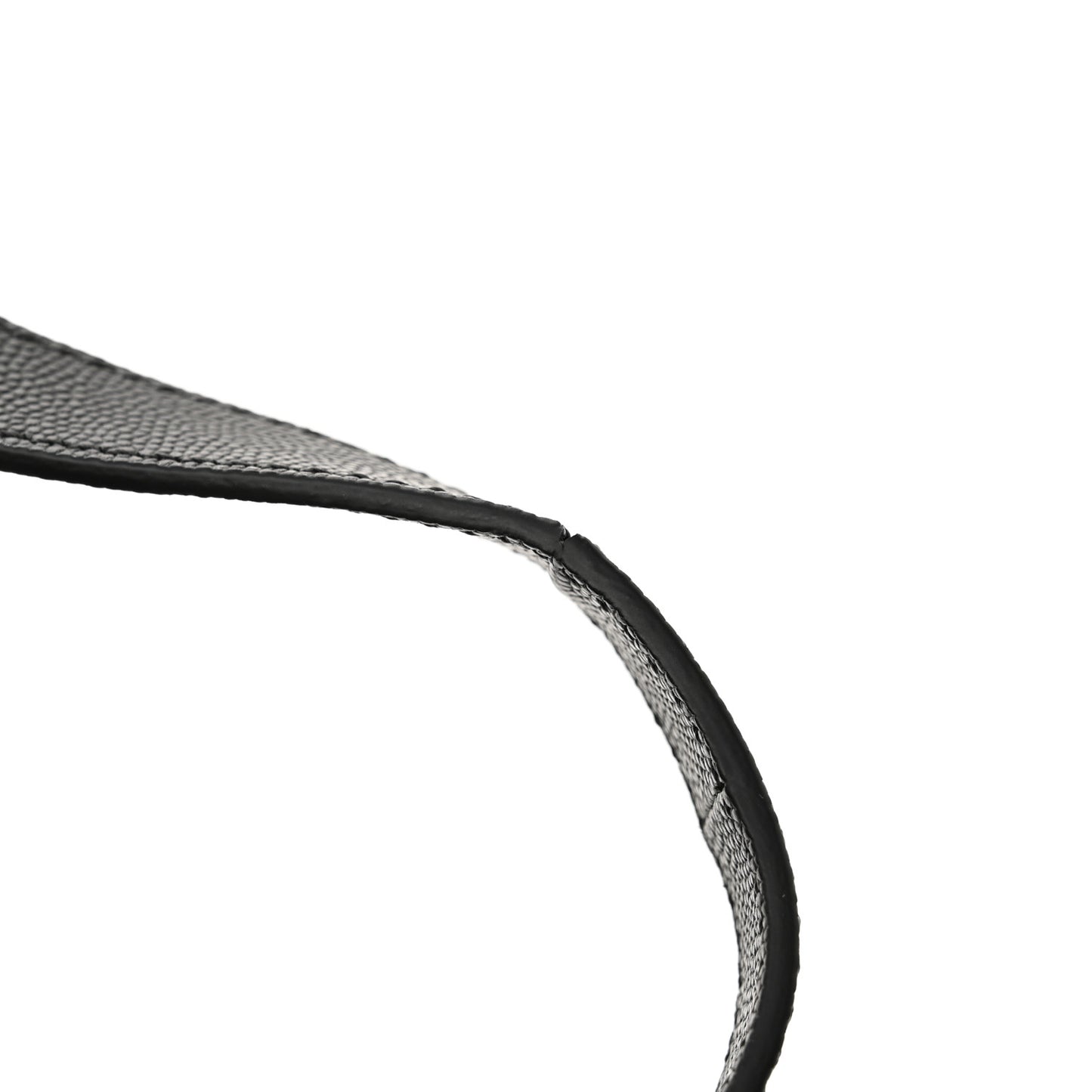 Grained Calfskin Medium TB Bag Black