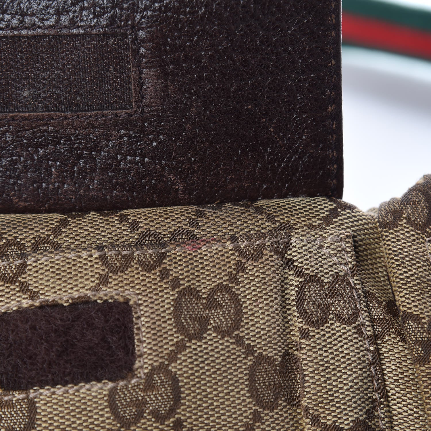 Gucci Monogram Web Belt Bag Dark Brown 17 of 20