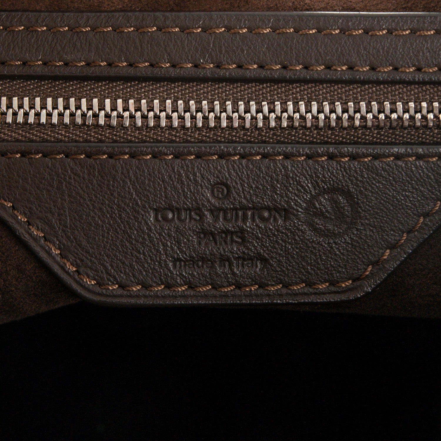Louis Vuitton Monogram Lambskin Antheia IXIA MM Chocolate 6 of 6