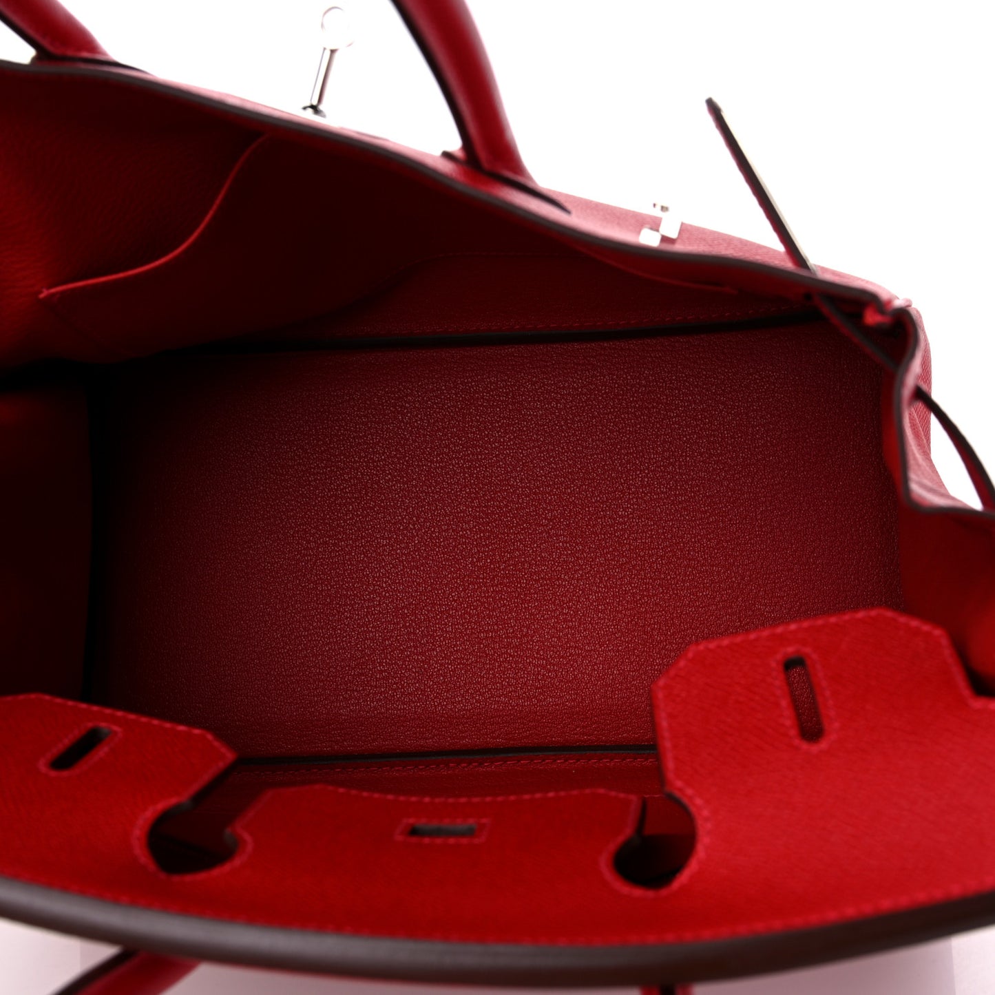 Epsom Birkin 30 Rouge Casaque