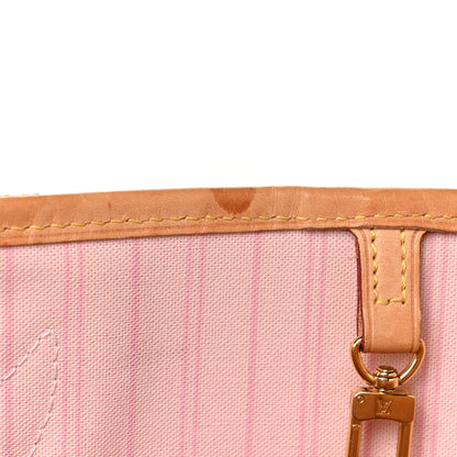 Louis Vuitton Damier Azur Neo Neverfull MM Rose Ballerine 20 of 21