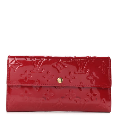 Louis Vuitton Vernis Sarah Wallet Pomme D'Amour 1 of 10