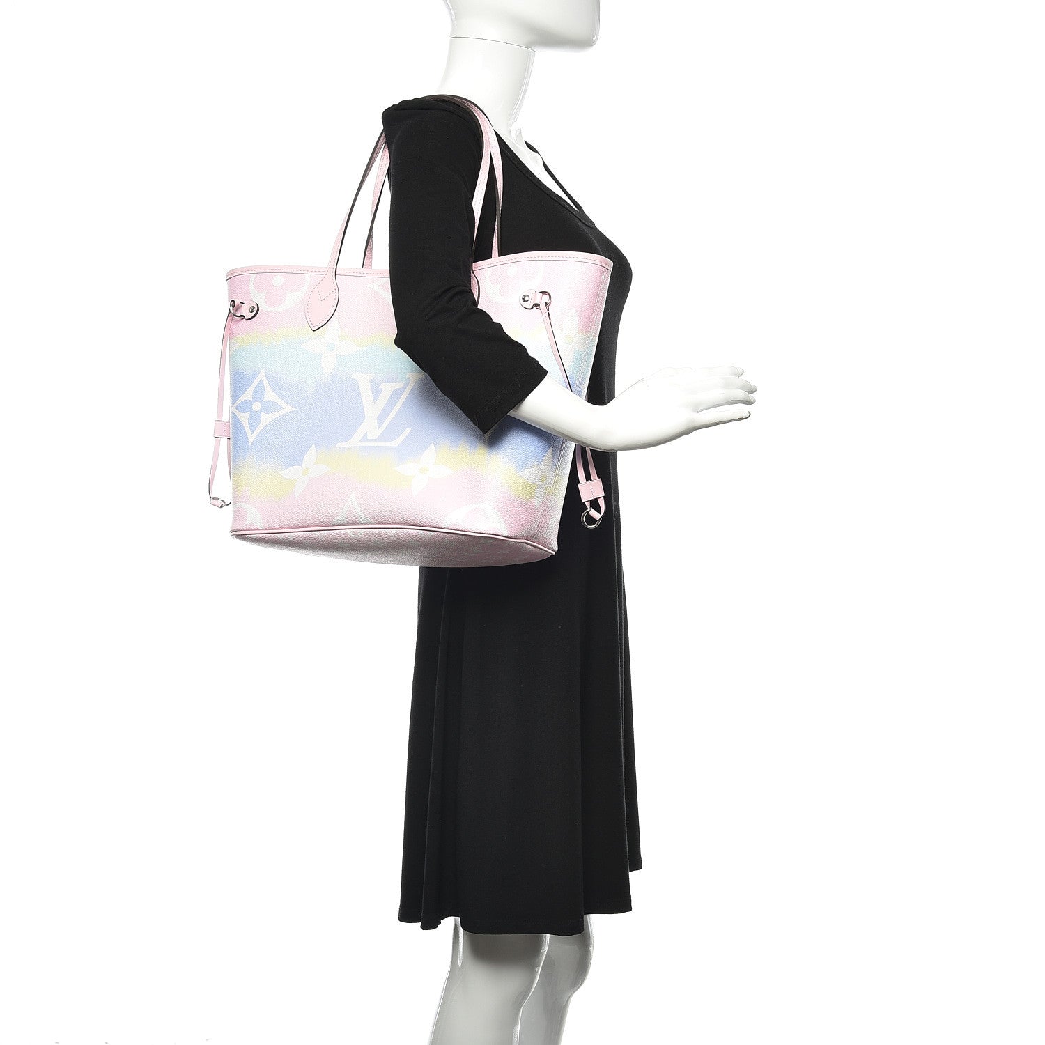 Louis Vuitton Monogram Escale Neverfull MM Pastel 2 of 13