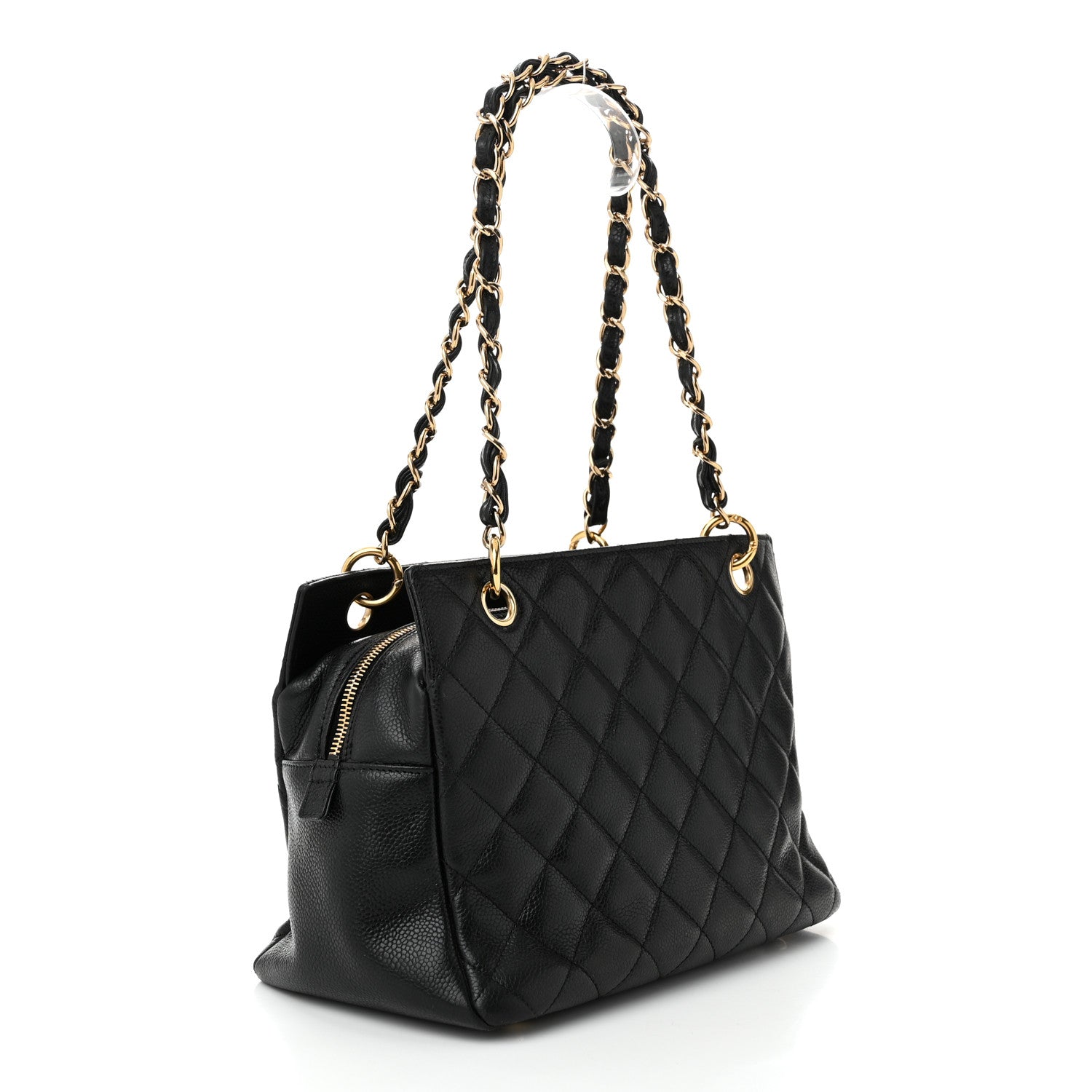 Chanel Caviar Quilted Petit Timeless Tote PTT Black 2 of 10