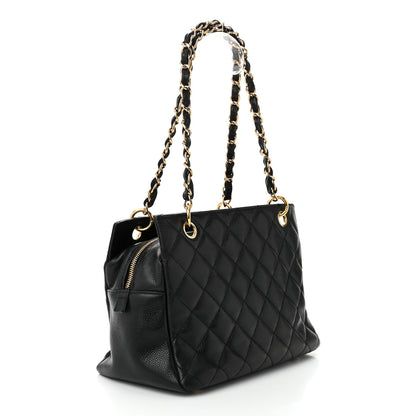 Chanel Caviar Quilted Petit Timeless Tote PTT Black 2 of 10