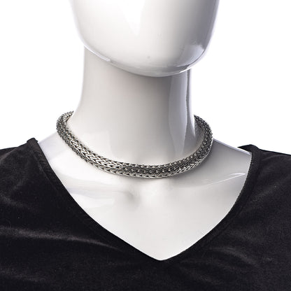 John Hardy Sterling Silver 18K Yellow Gold 11mm Classic Chain Necklace 2 of 5
