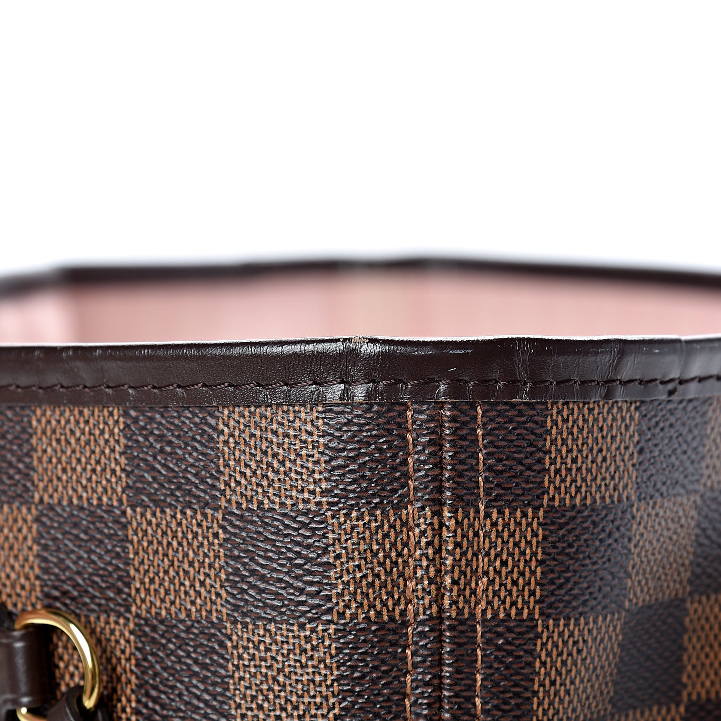 Damier Ebene Neo Neverfull MM Rose Ballerine