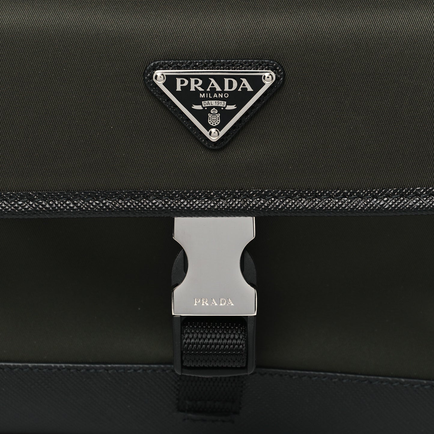 Re-Nylon Saffiano Smartphone Case Crossbody Tundra