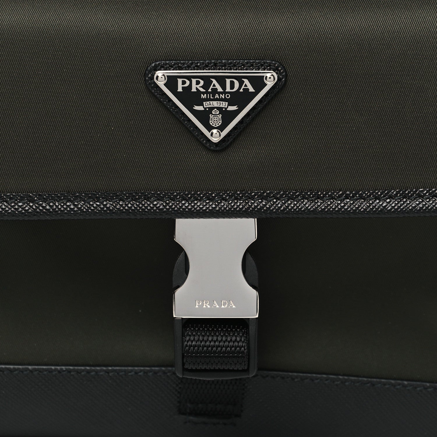 Prada Re-Nylon Saffiano Smartphone Case Crossbody Tundra 7 of 10