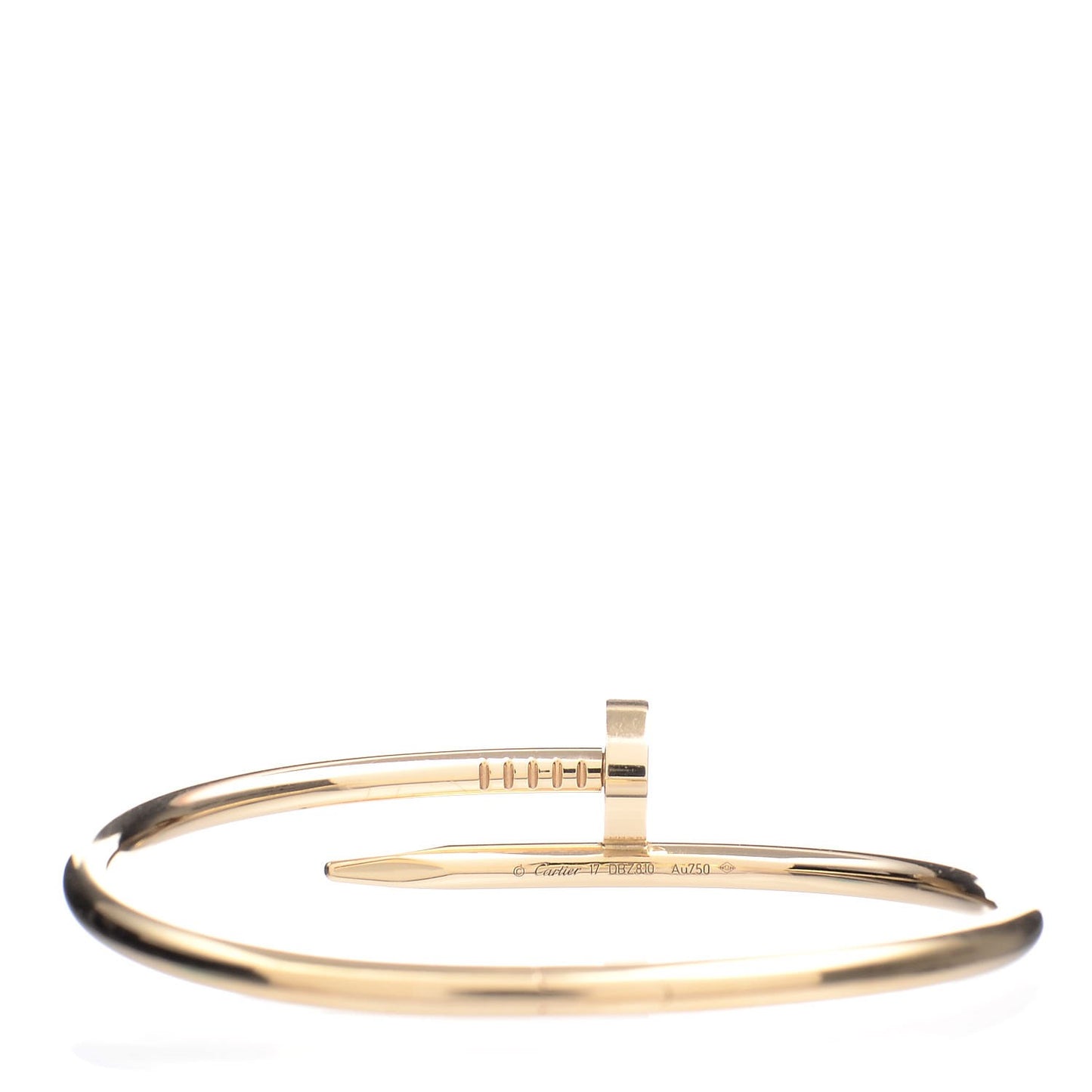18K Yellow Gold Juste Un Clou Bracelet 17