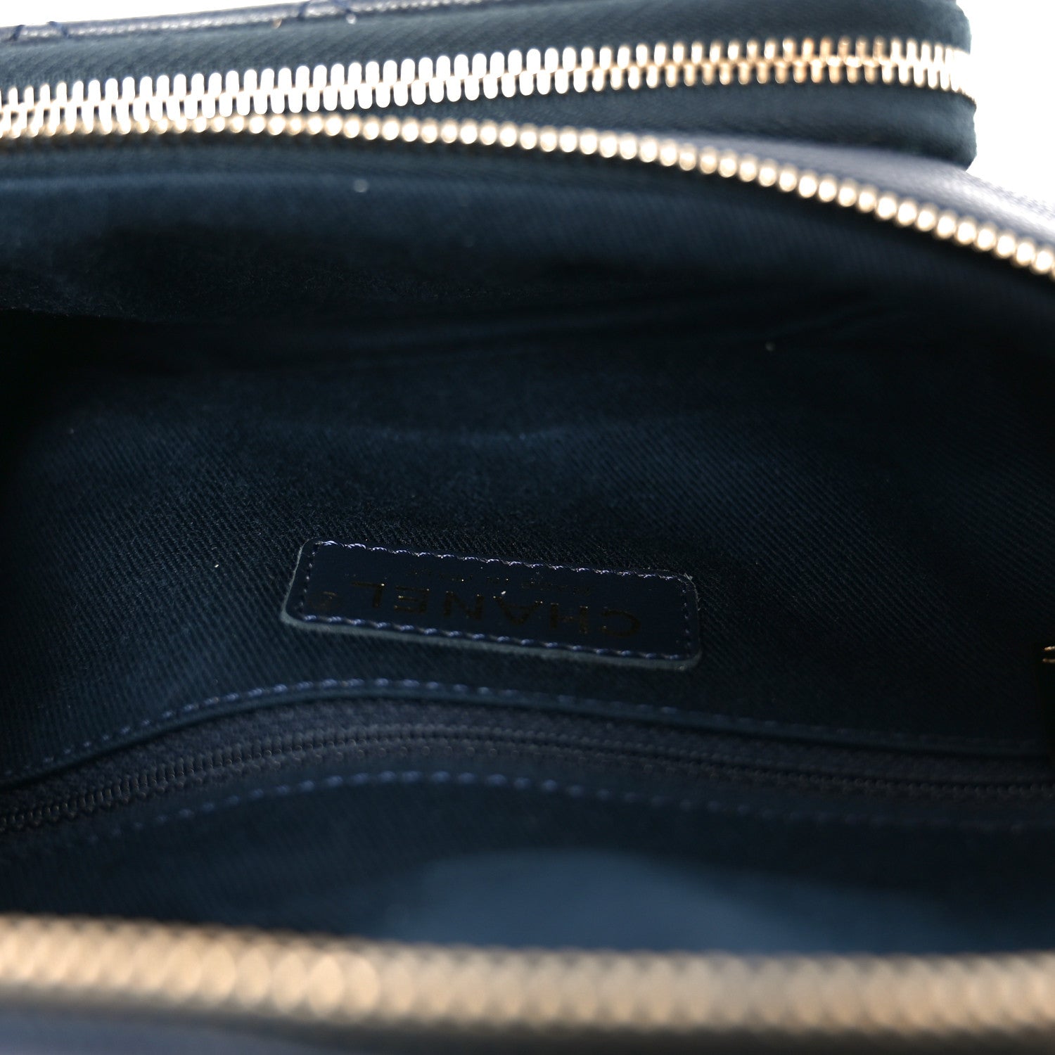 Chanel Caviar Quilted Business Affinity Waist Belt Bag Navy 4 of 8