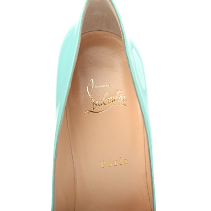 Christian Louboutin Patent Pigalle Follies 100 Pumps 40.5 Opaline 8 of 10