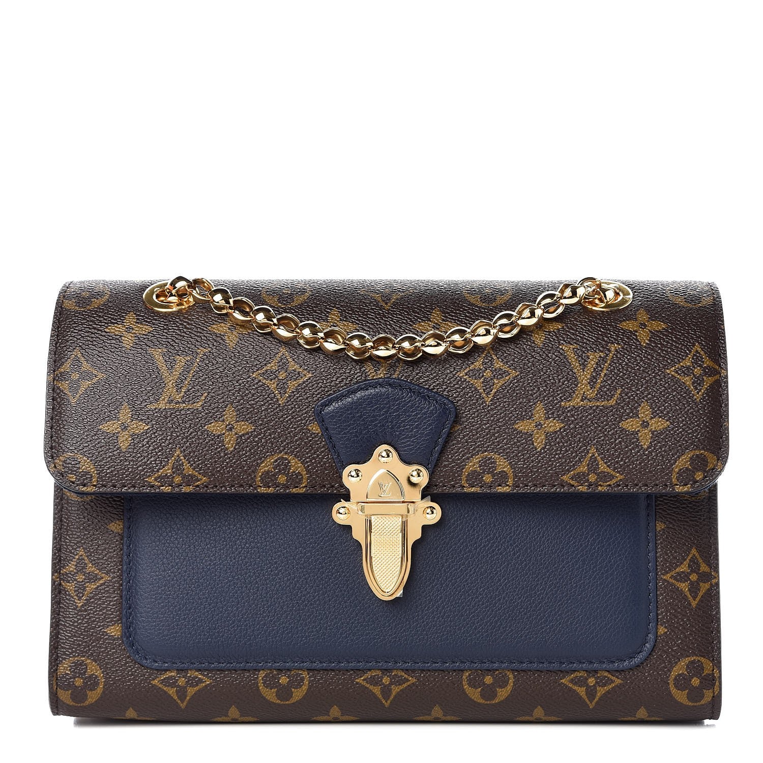 Louis Vuitton Monogram Victoire Blue Marine 1 of 9