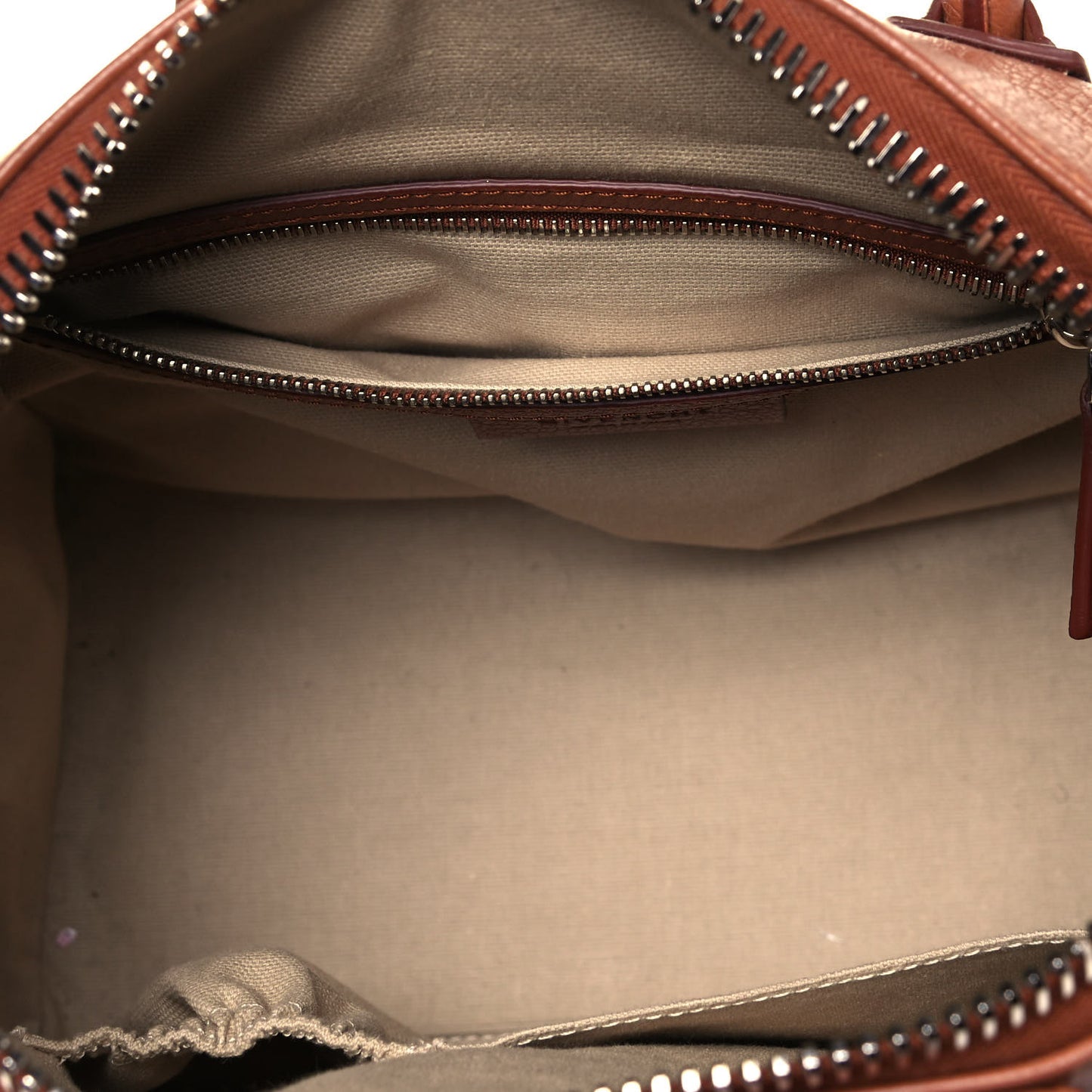 Sugar Goatskin Small Antigona Cognac