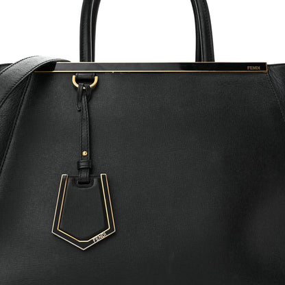Fendi Vitello Elite Regular 2Jours Tote Black 8 of 10