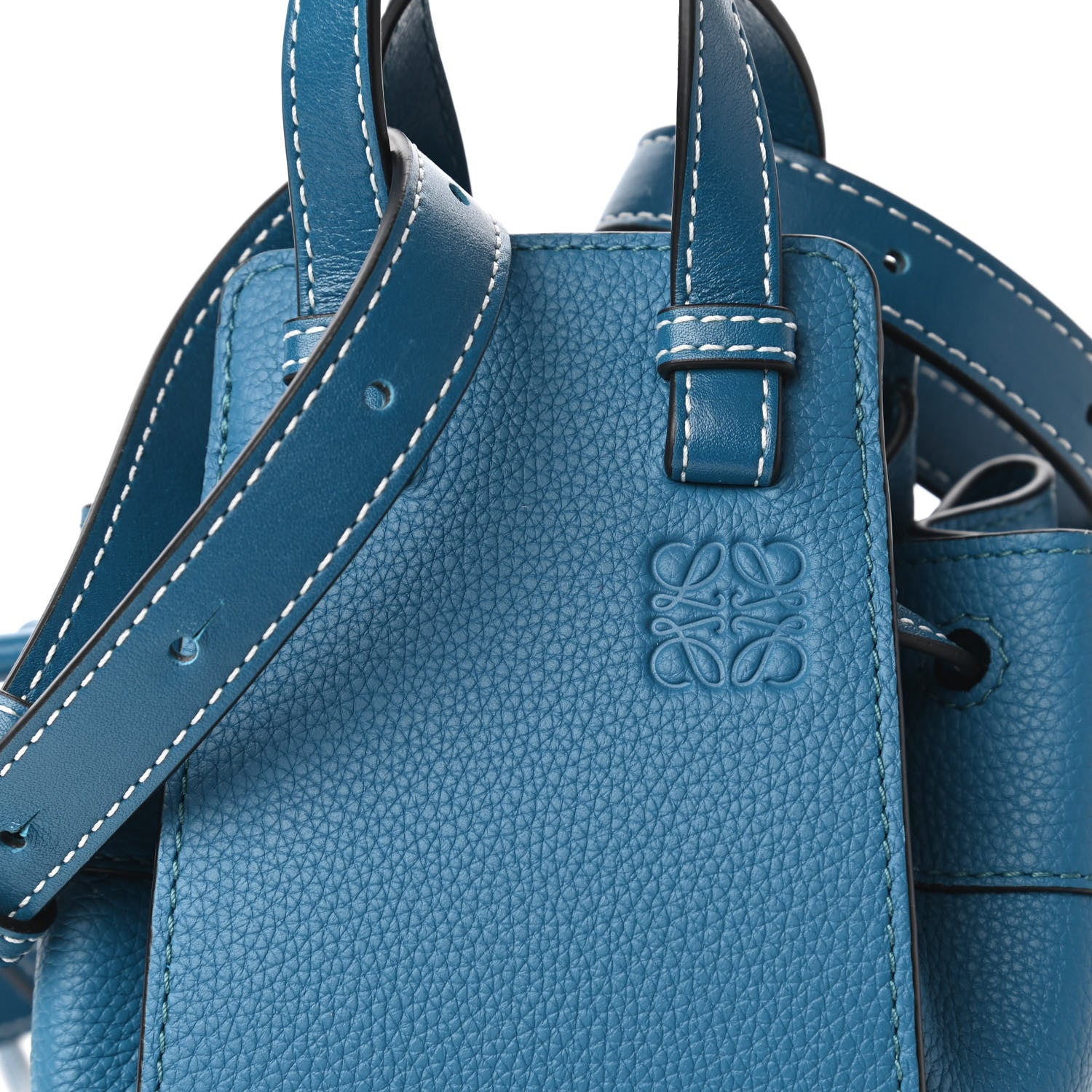 Loewe Calfskin Mini Hammock Shoulder Bag Dark Blue 10 of 10