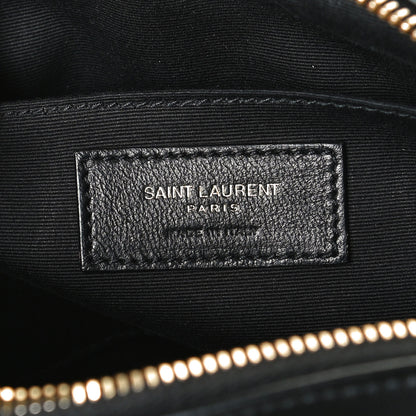 Saint Laurent Calfskin Matelasse Monogram Lou Camera Bag Black 5 of 10