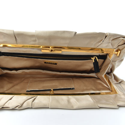 Prada Satin Clutch Sabbia 5 of 6