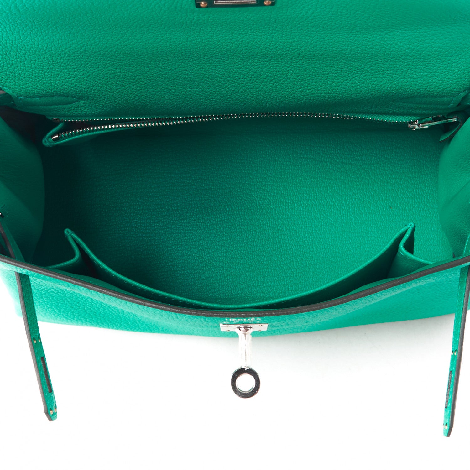 Hermes Togo Kelly Retourne 25 Menthe 12 of 35