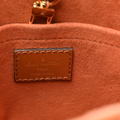 Louis Vuitton Raffia Petit Bucket Caramel 5 of 9