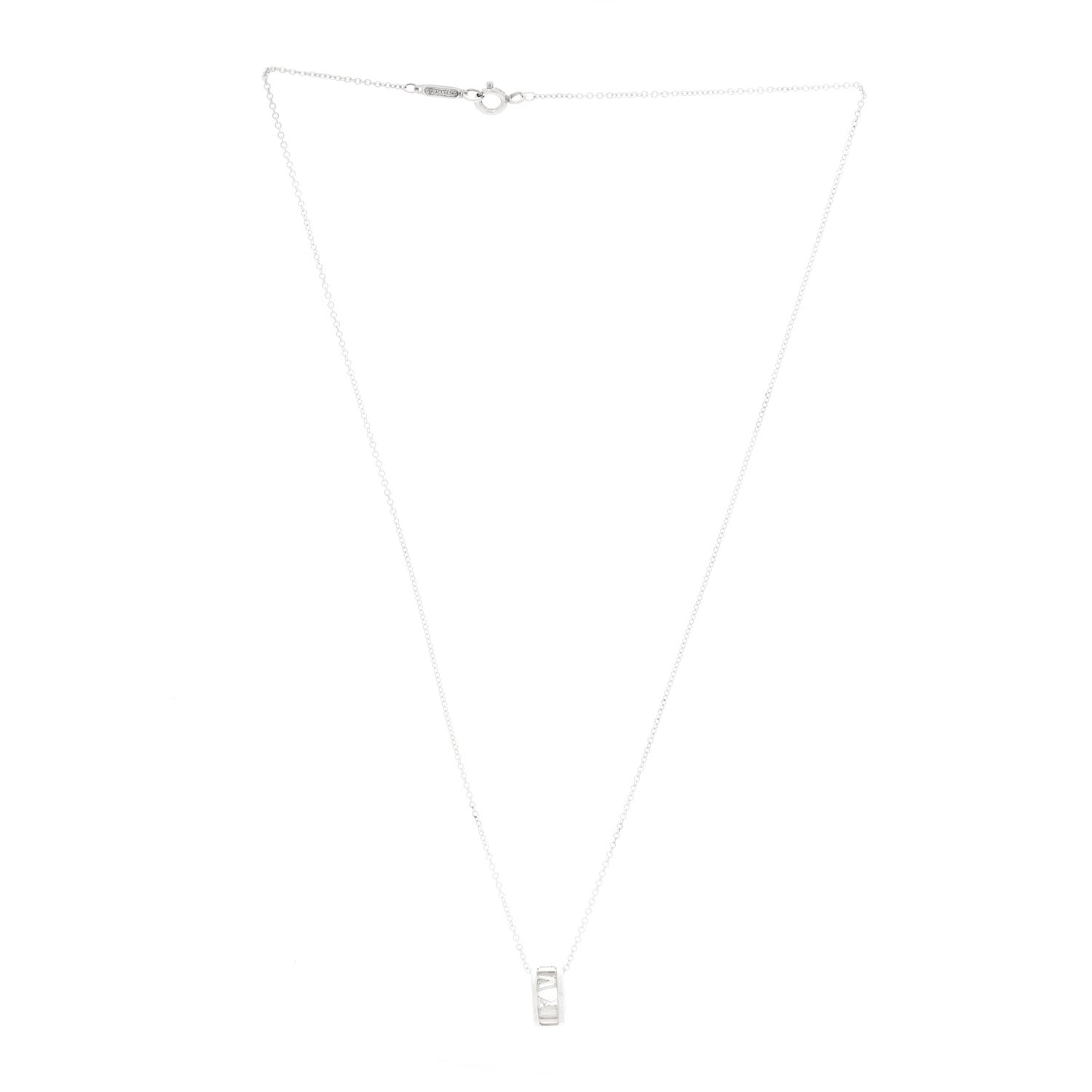 Sterling Silver Atlas Open Pendant Necklace