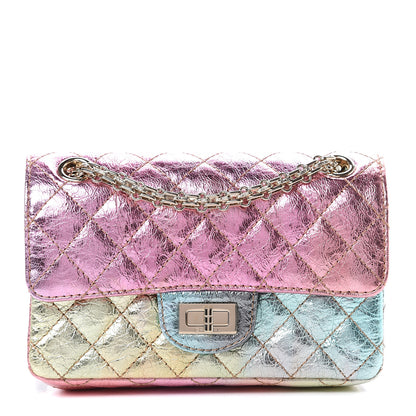 Chanel Metallic Goatskin Quilted Mini 2.55 Reissue Flap Multicolor 1 of 10