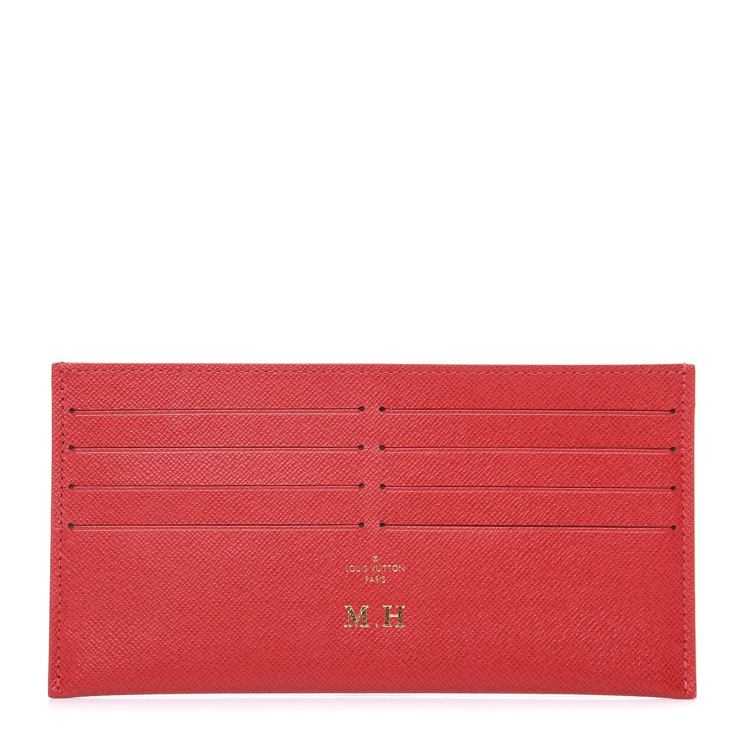 Louis Vuitton Calfskin Felicie Card Holder Insert Cherry 1 of 6