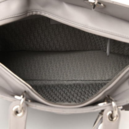 Christian Dior Lambskin Cannage XL Lady Dior Light Grey 5 of 12