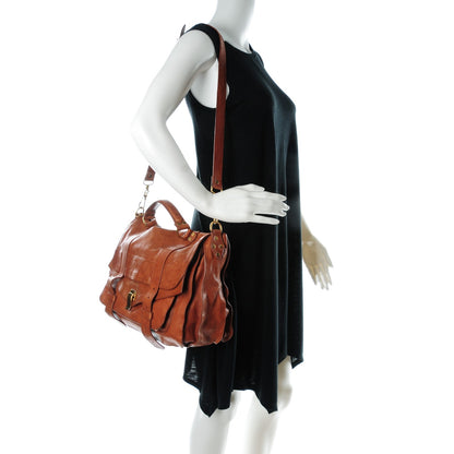 Proenza Schouler Lambskin Large PS1 Satchel Saddle 2 of 10