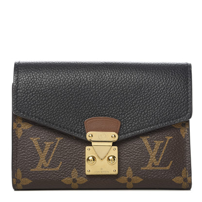 Louis Vuitton Monogram Pallas Compact Wallet NM Black 1 of 7