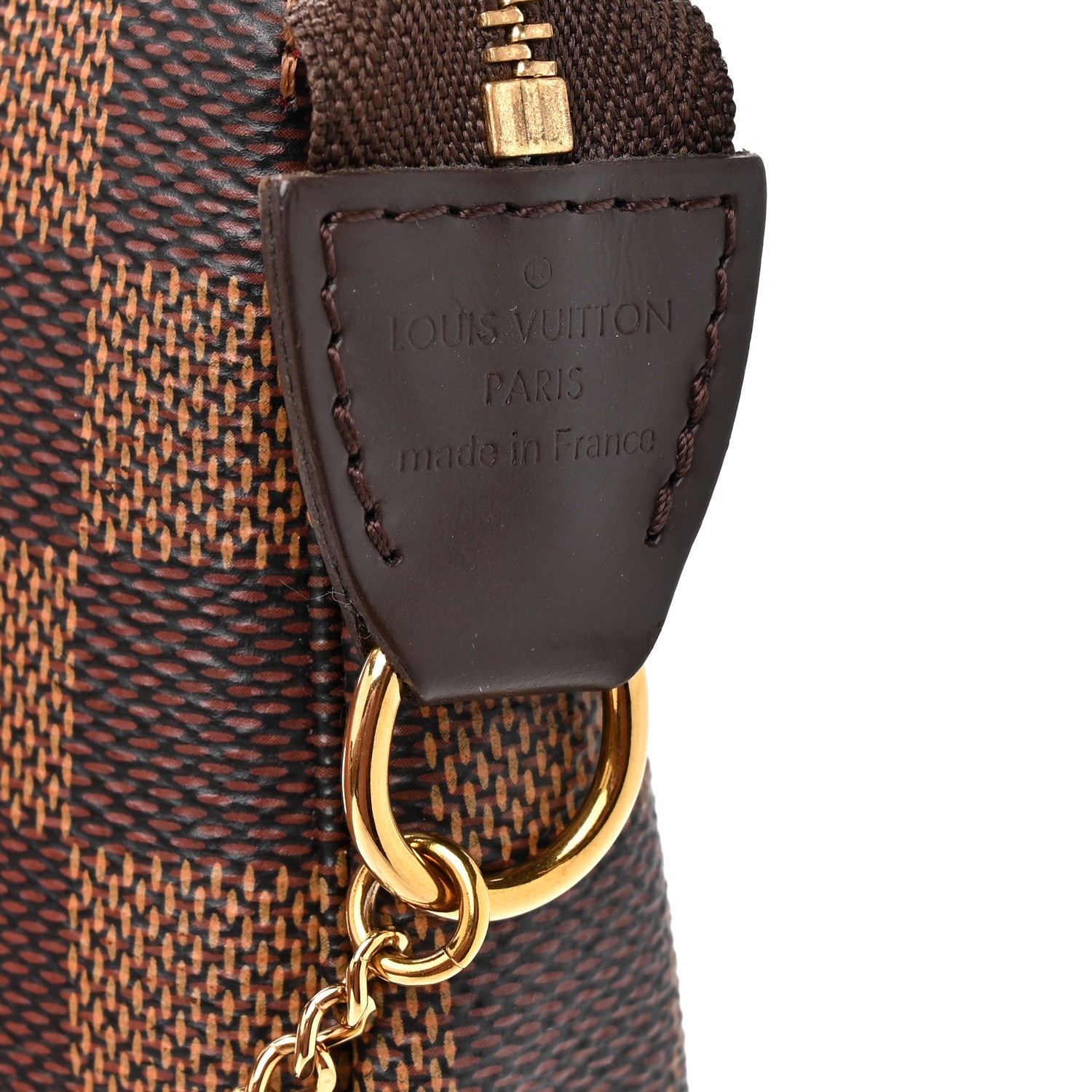 Louis Vuitton Damier Ebene Mini Pochette Accessories 7 of 11