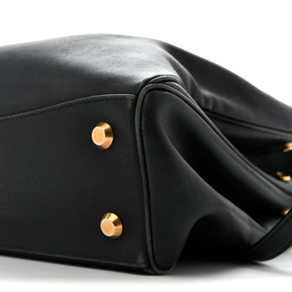 Balenciaga Natural Smooth Calfskin Medium Rodeo Top Handle Handbag Black 9 of 13