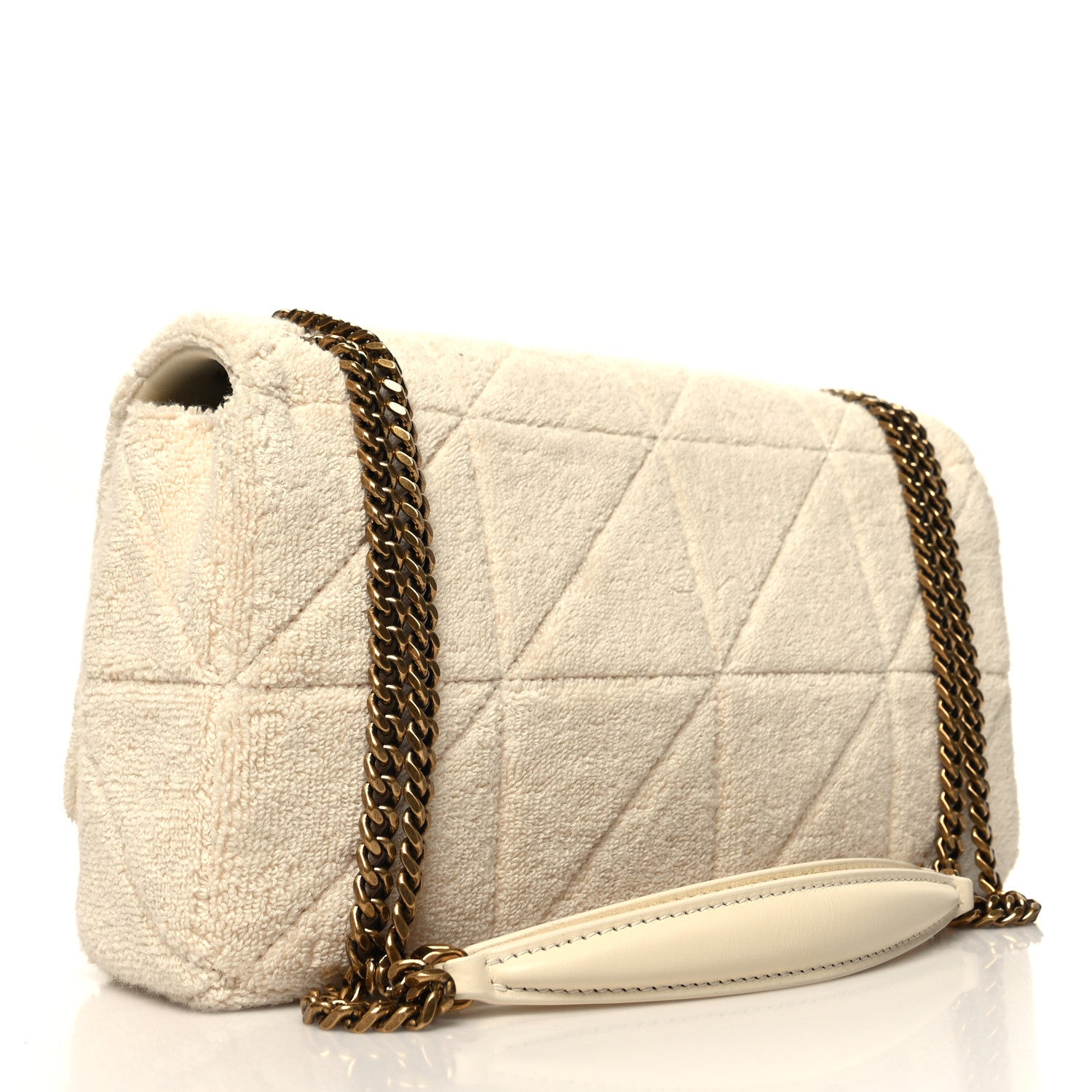 Saint Laurent Terry Patchwork Monogram Medium Jamie Tropical Sand 3 of 10