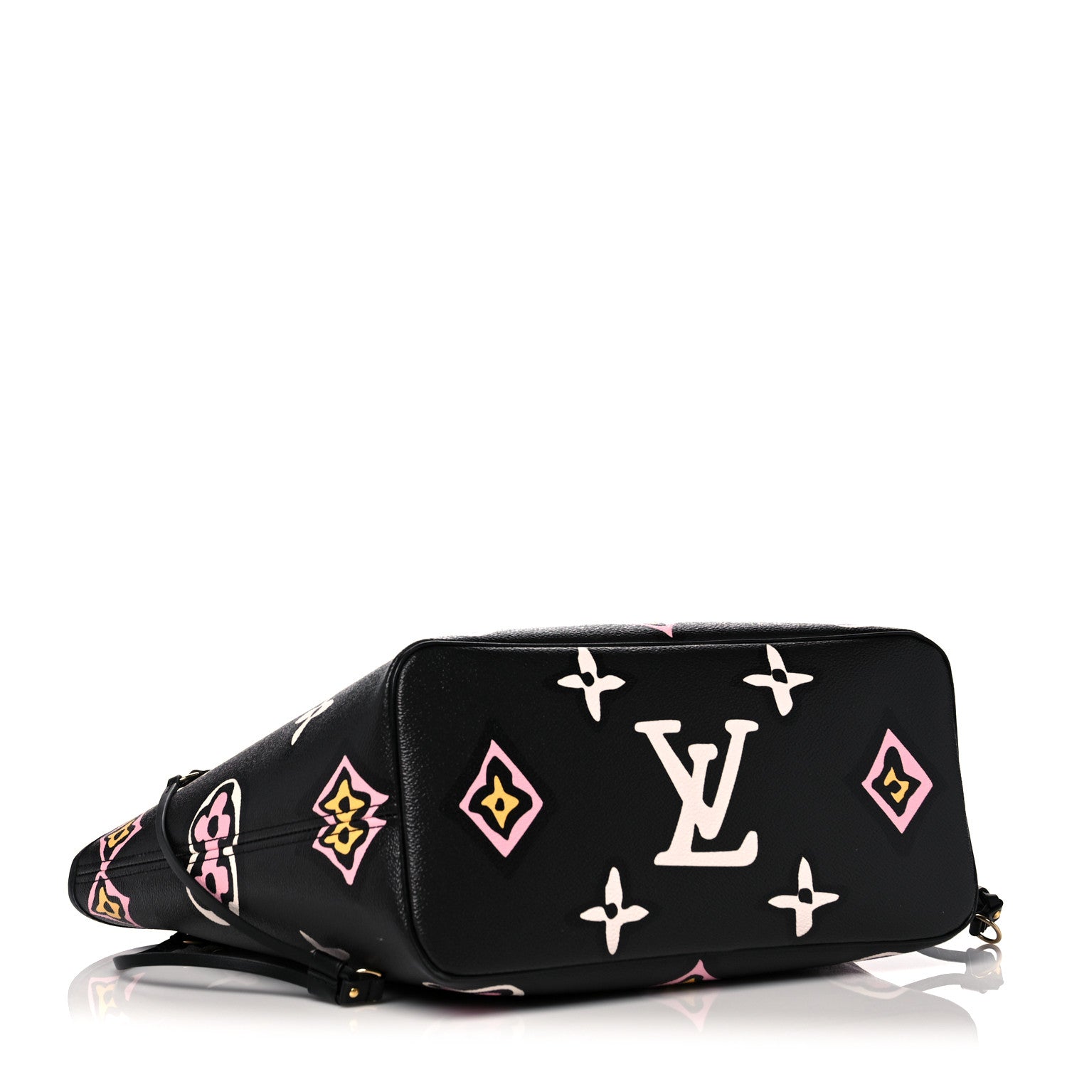 Louis Vuitton Monogram Giant Wild At Heart Neverfull MM Black 5 of 10