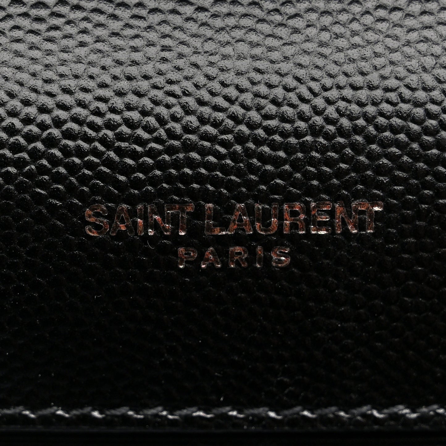 Grain De Poudre Textured Mixed Matelasse Large Triquilt Monogram Monochrome Satchel Black