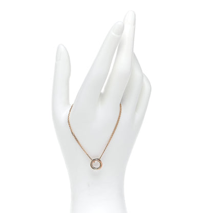 Cartier 18K Pink Yellow White Gold Trinity Bracelet 2 of 5