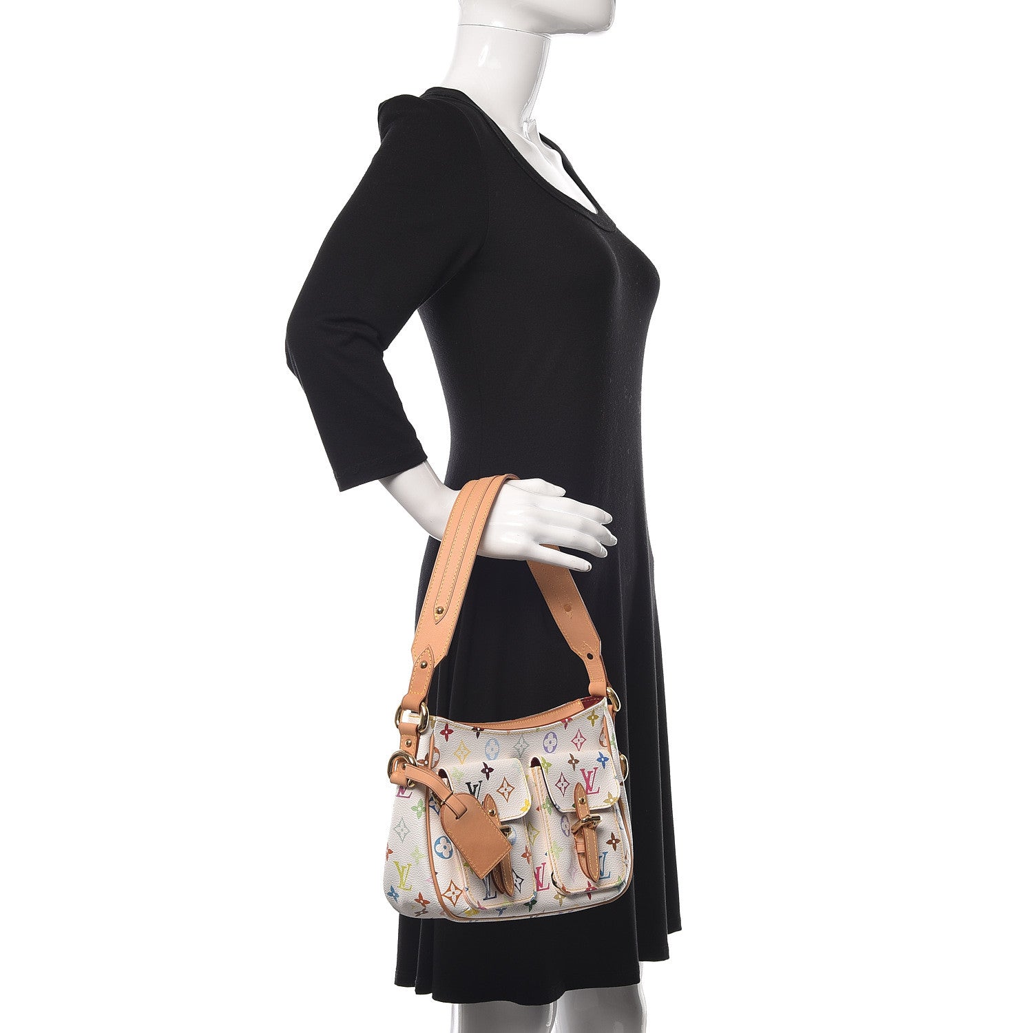 Louis Vuitton Monogram Multicolor Lodge PM White 2 of 12