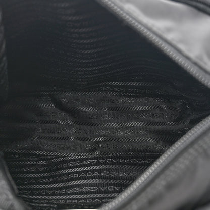 Prada Re-Nylon Vela Saffiano Pocket Single Buckle Messenger Shoulder Bag Black 5 of 9