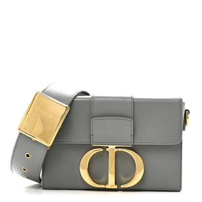 Christian Dior Box Calfskin 30 Montaigne Box Bag Gray 1 of 9