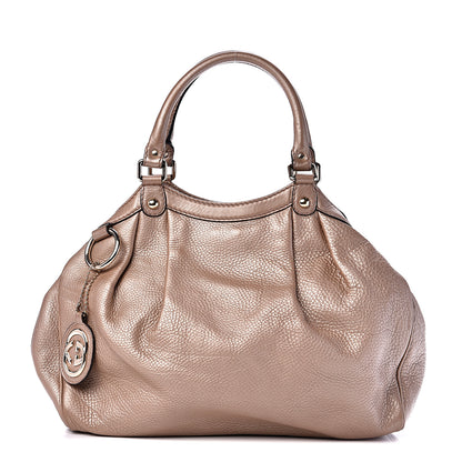 Gucci Metallic Calfskin Medium Sukey Tote Pink 1 of 12